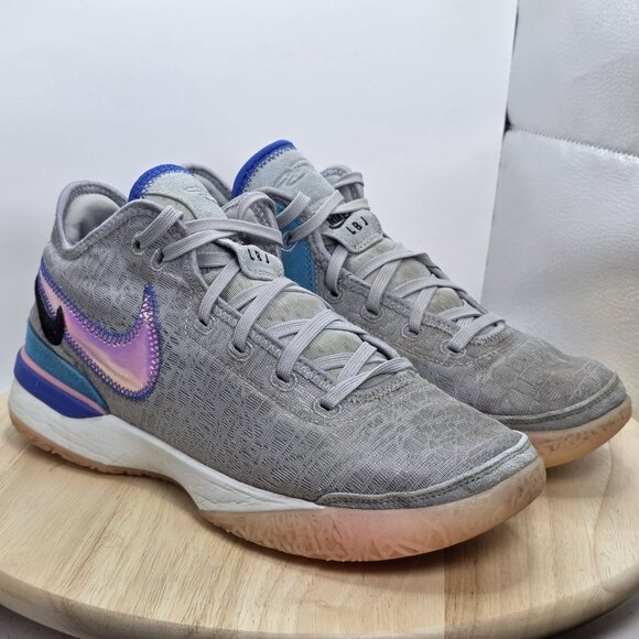 Nike Zoom LeBron NXXT Gen DR8784-002 Mens 10 Wolf Grey Basketball Sneakers Shoes - Picture 5 of 12